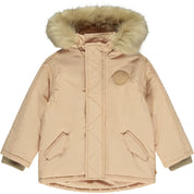 MITCH & SON - Oliver Faux Fur Hooded Jacket -  Hazelnut