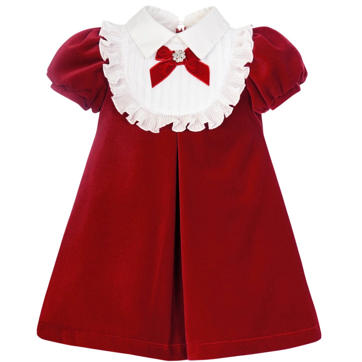 BALLOON CHIC - Velvet Bib Dress