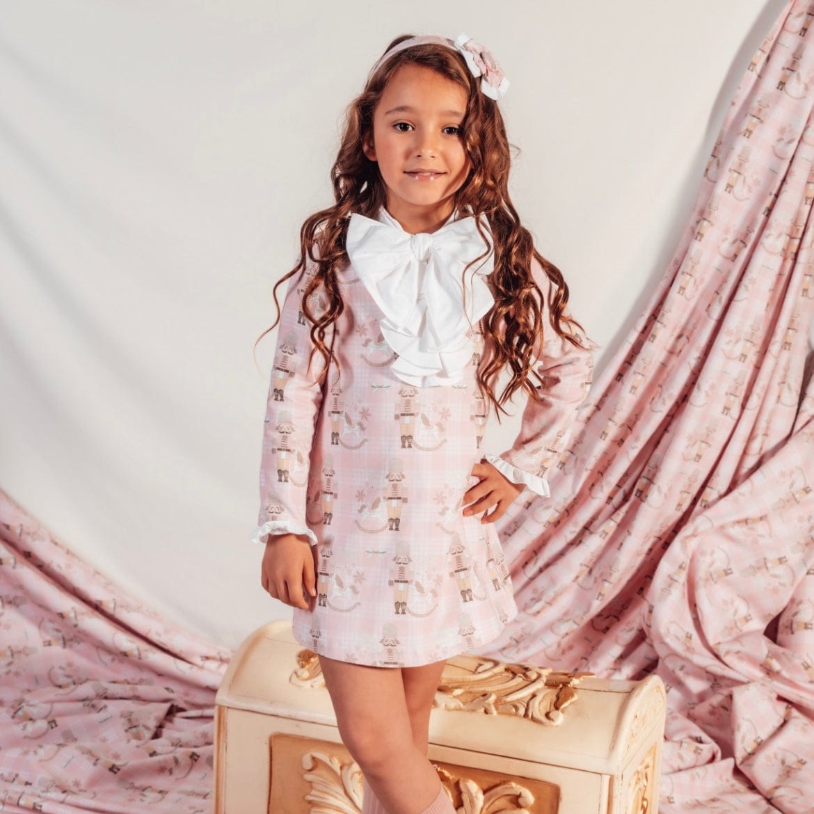 BABINE - Nutcracker A Line Dress - Pink