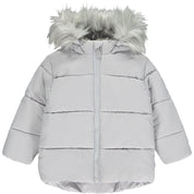 MITCH & SON - Niko Faux Fur Padded Jacket - Grey Chip
