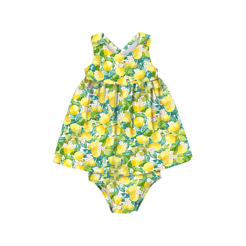 MAYORAL - Lemon Dress & Knickers - Yellow