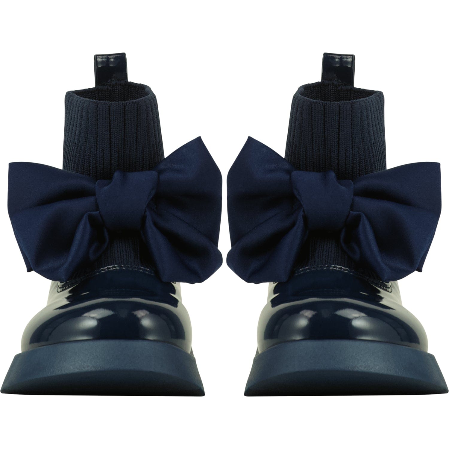 A DEE - Back To School Mary Jane Sock Wellington - Navy