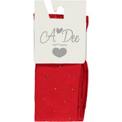 A DEE - A Dee Queen Cindy Diamanté Tights - Red