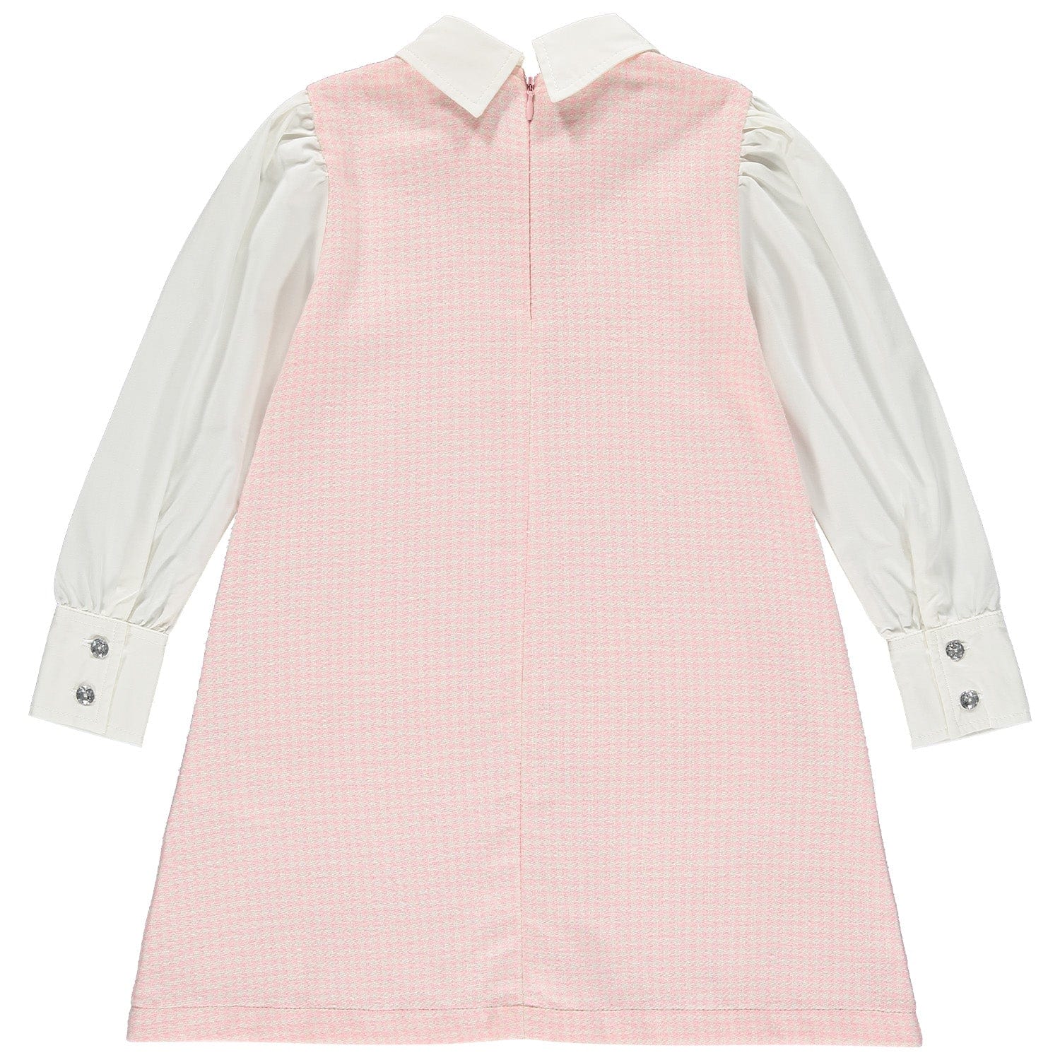 A DEE - Peony Dreams Arabella Houndstooth Dress - Pink