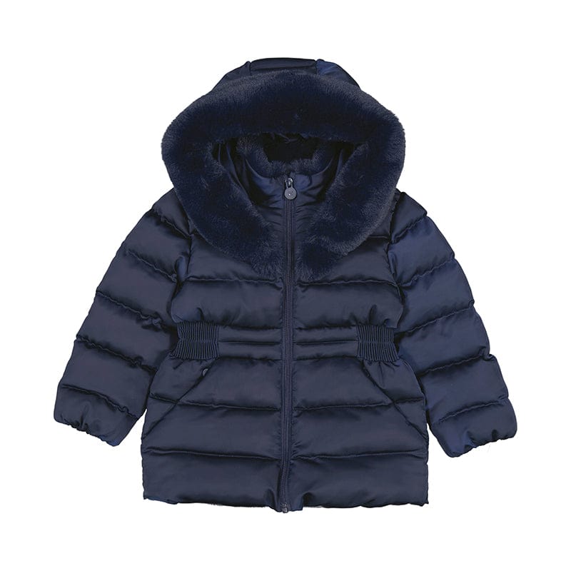 ABEL & LULA - Satin Coat - Navy