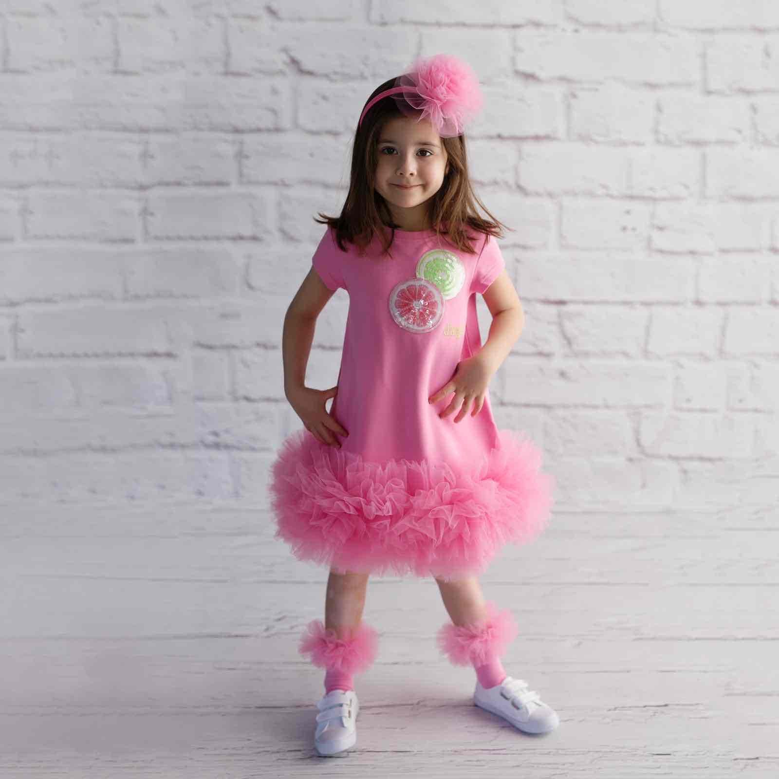 Daga - Lemon Power Tutu Dress - Pink