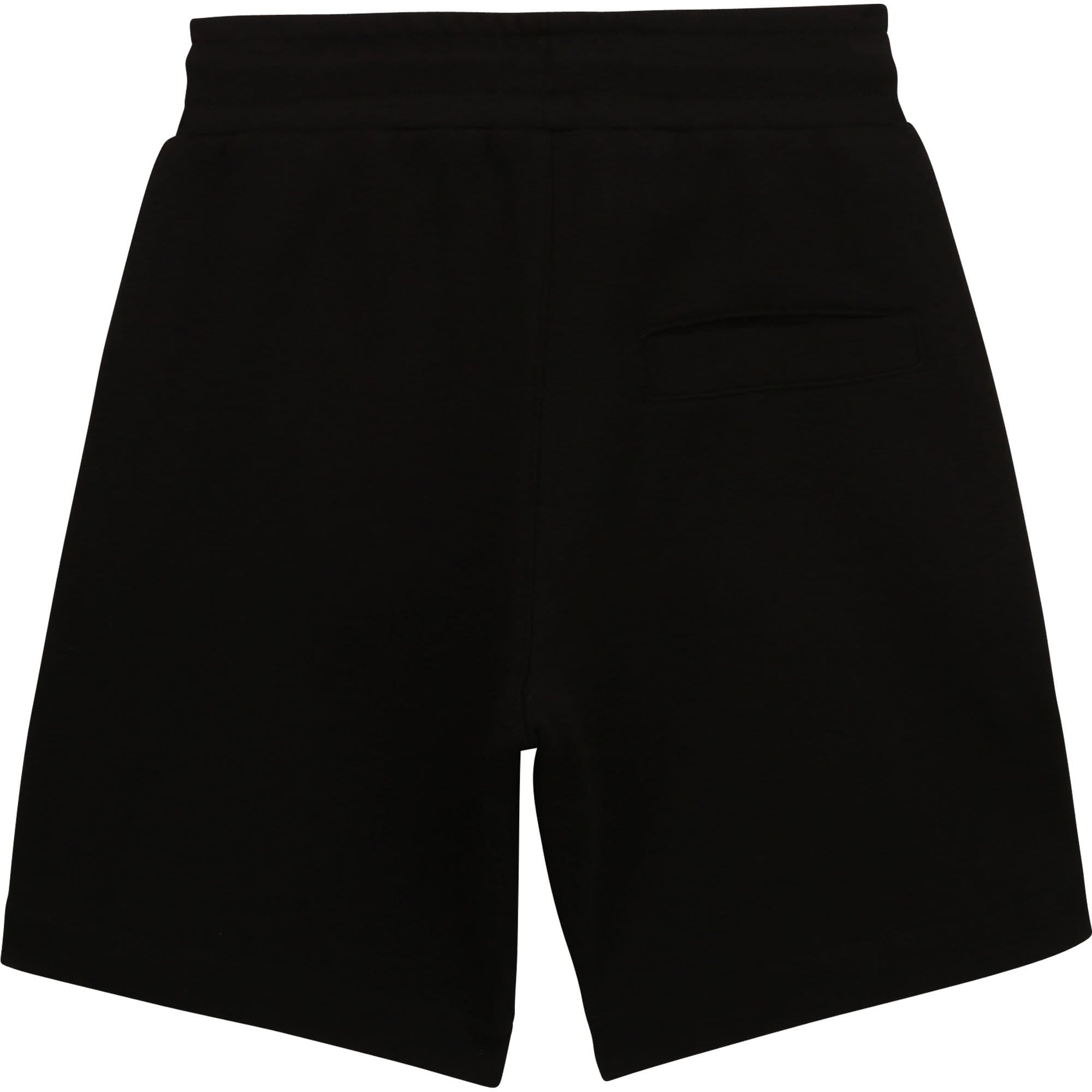 Karl Lagerfeld - Logo Detail Side Braid Bermuda Shorts - Black