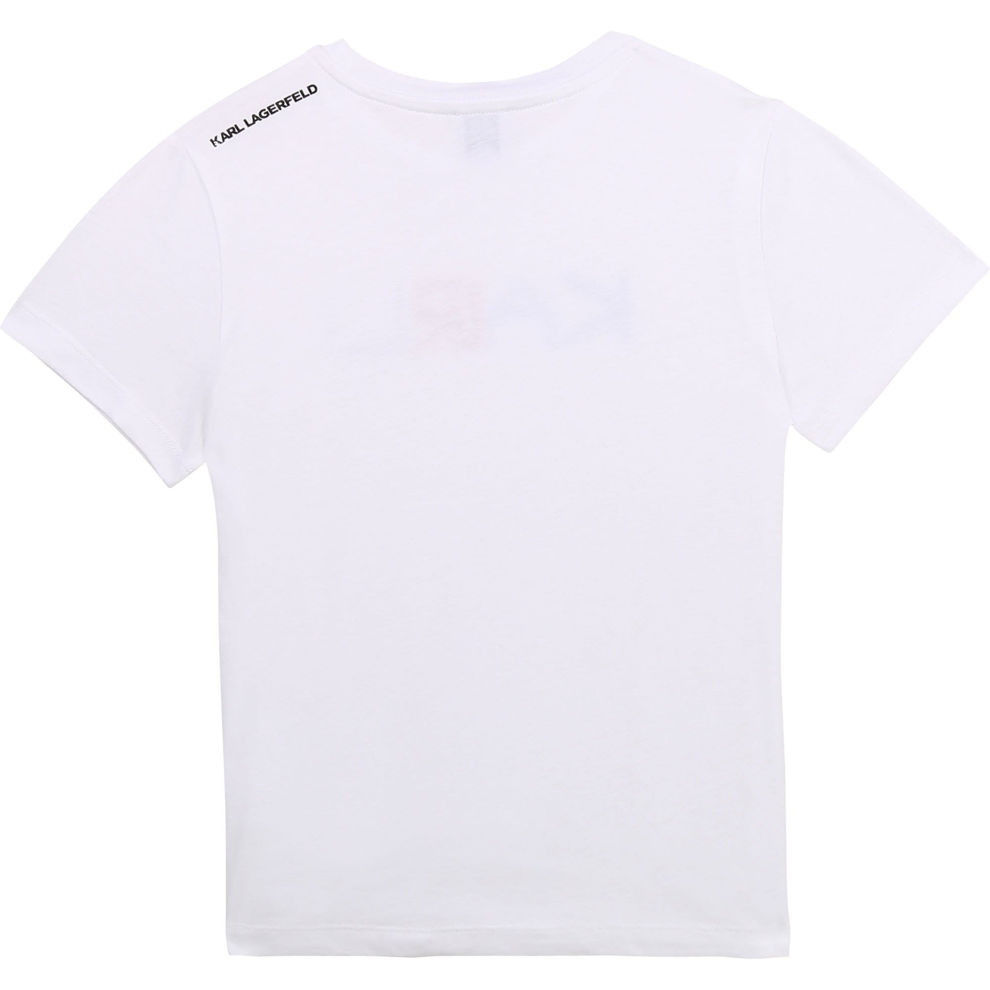 Karl Lagerfeld - Tetris Logo T Shirt - White