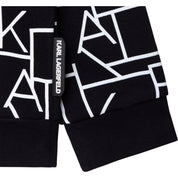 Karl Lagerfeld - DIGIKARL Logo Print Sweater - Black