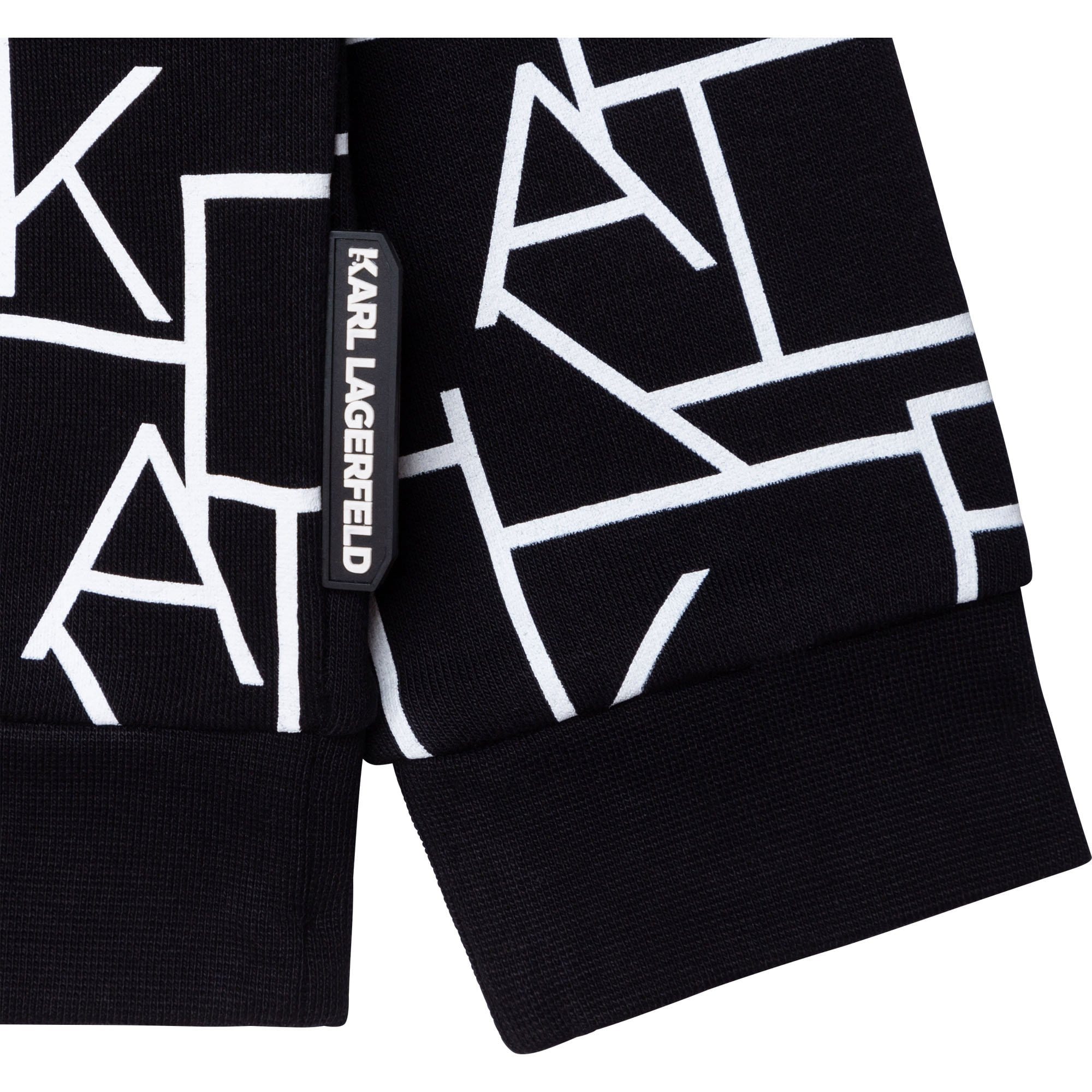 Karl Lagerfeld - DIGIKARL Logo Print Sweater - Black