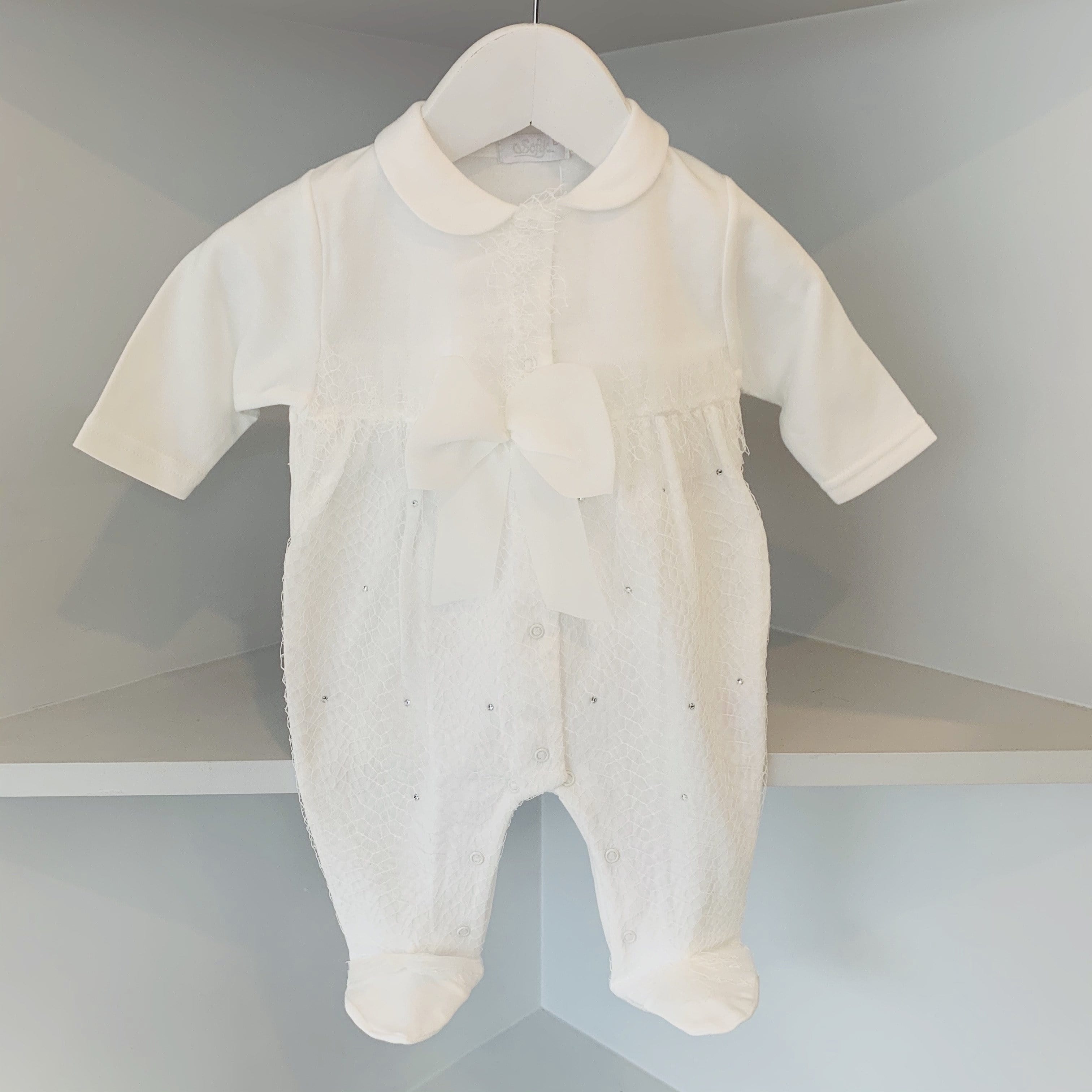 SOFIJA - Charlotte Babygrow - Cream