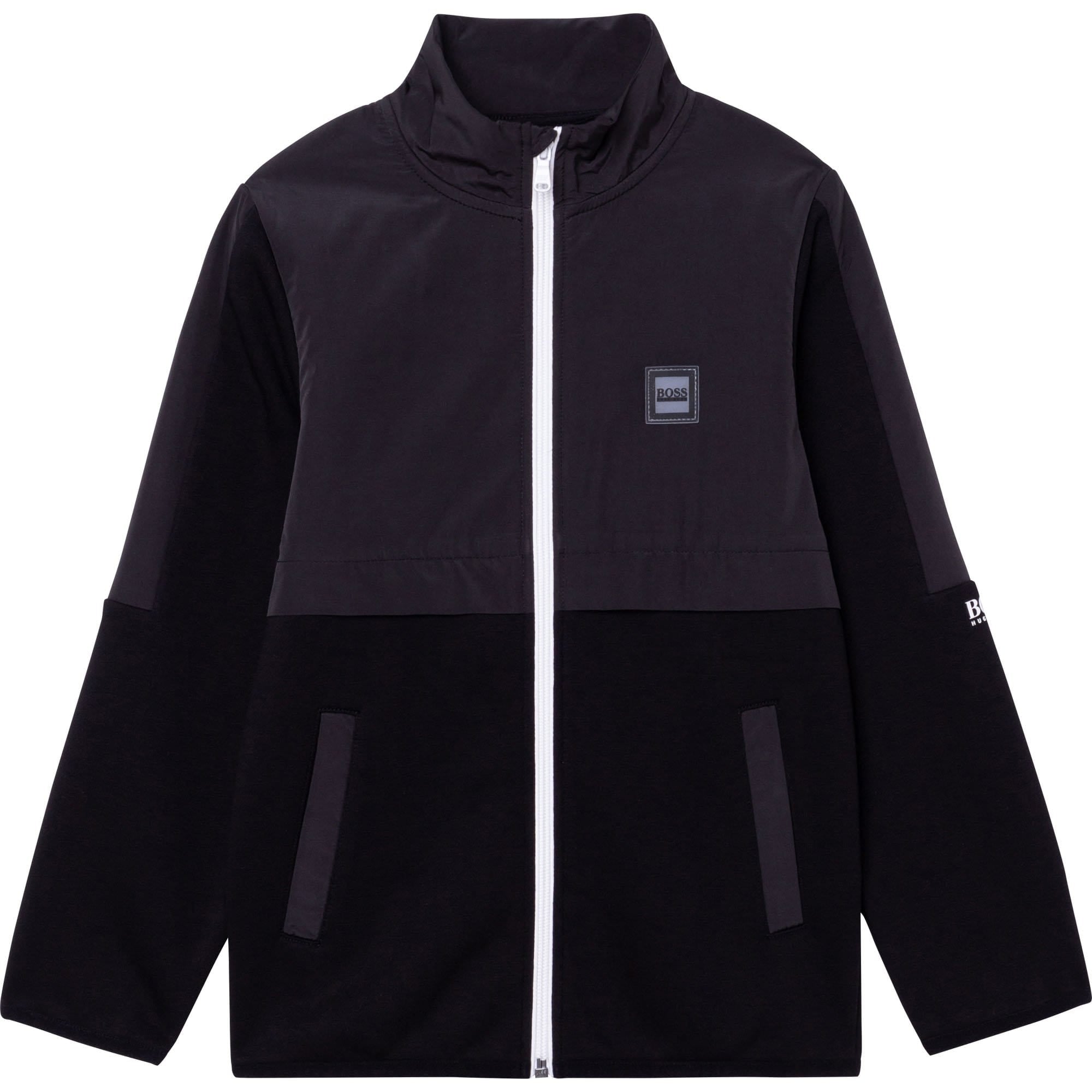 HUGO BOSS - Boys Two Piece Tracksuit Set - Black