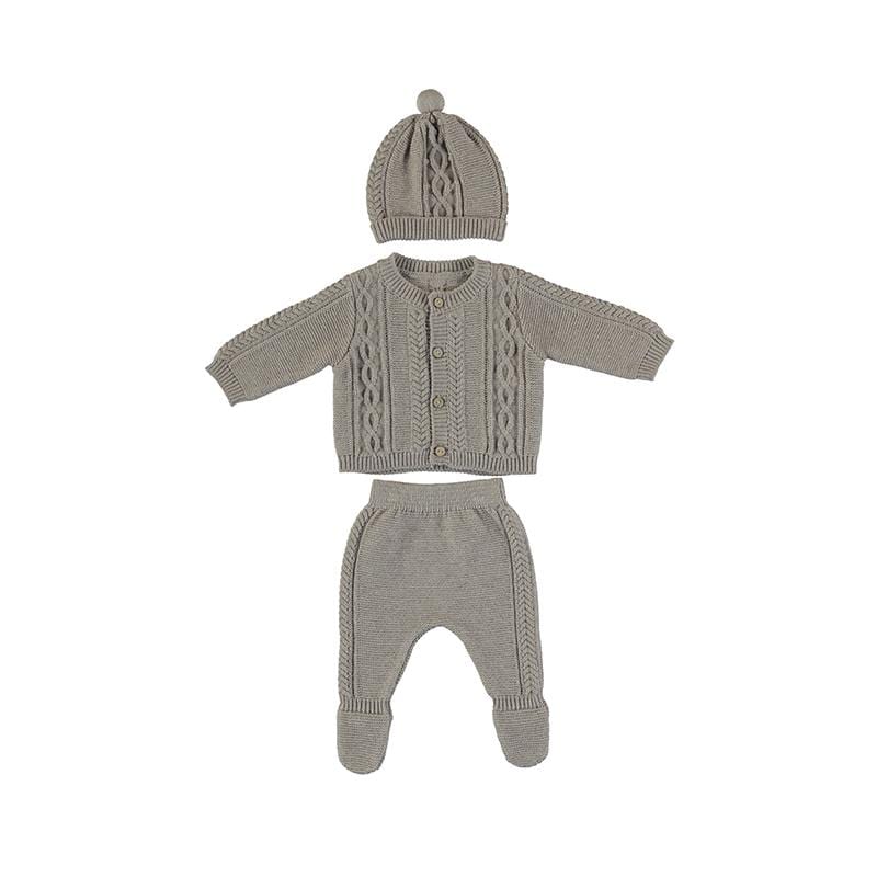 MAYORAL - Baby Three Piece Set - Brown