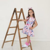 Daga - Hot Air Balloon Dress - Pink