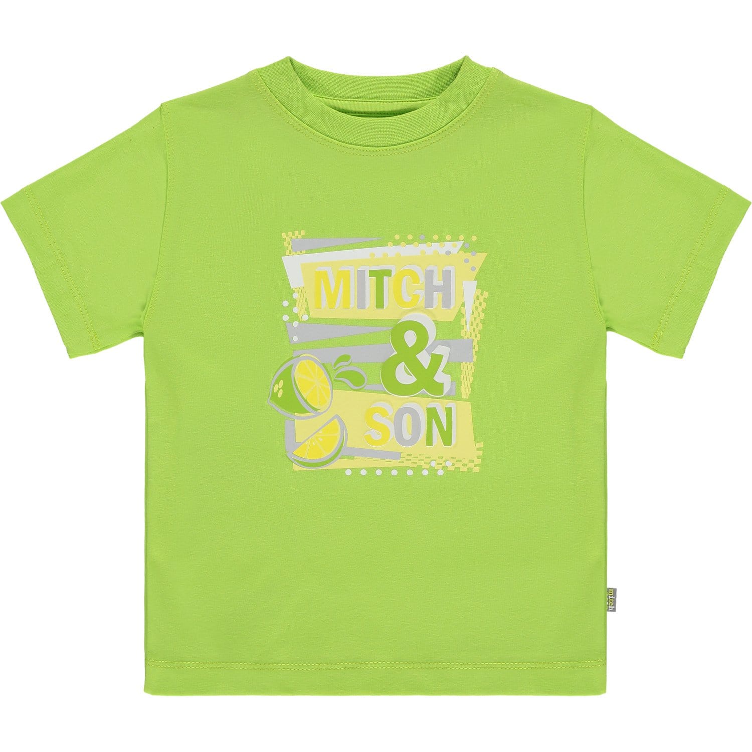 MITCH & SON - Brody Lemon & Lime Short Set - Grey