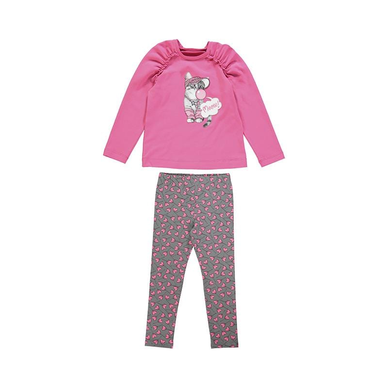 MAYORAL - Miaow Legging Set - Pink