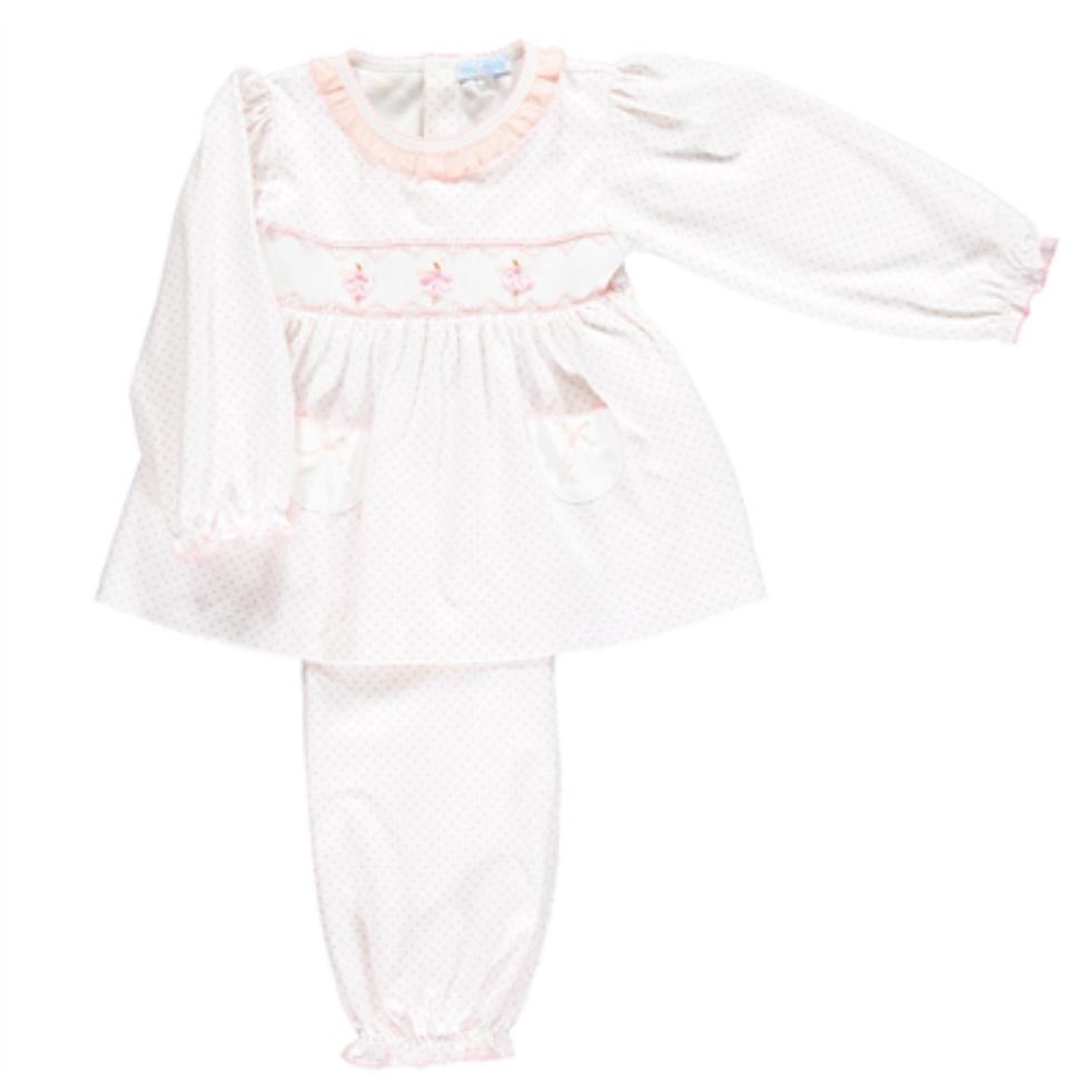 Mini-La-Mode - Ballet Spot Pyjamas - Pink