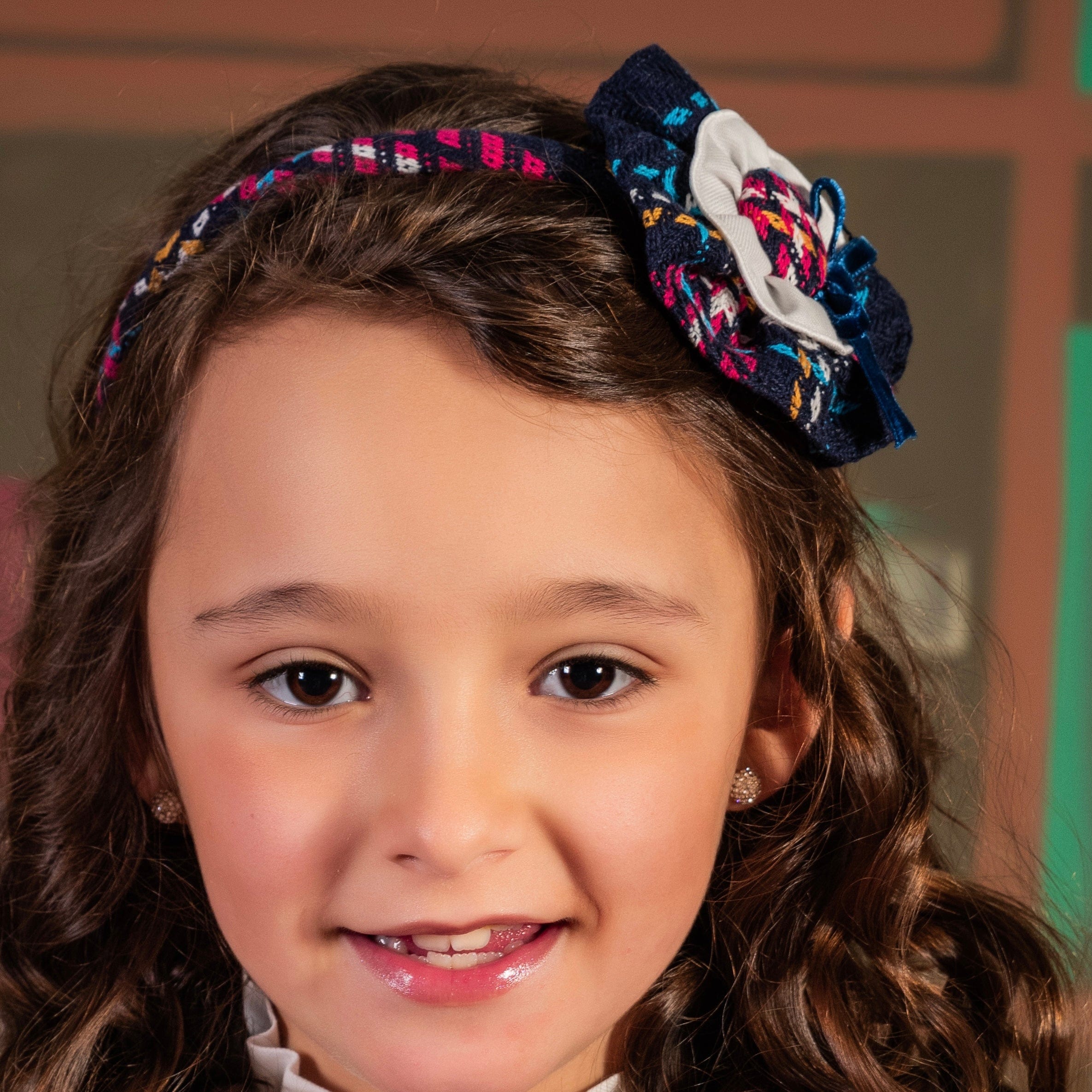 BABINE - Tartan Hairband - Red