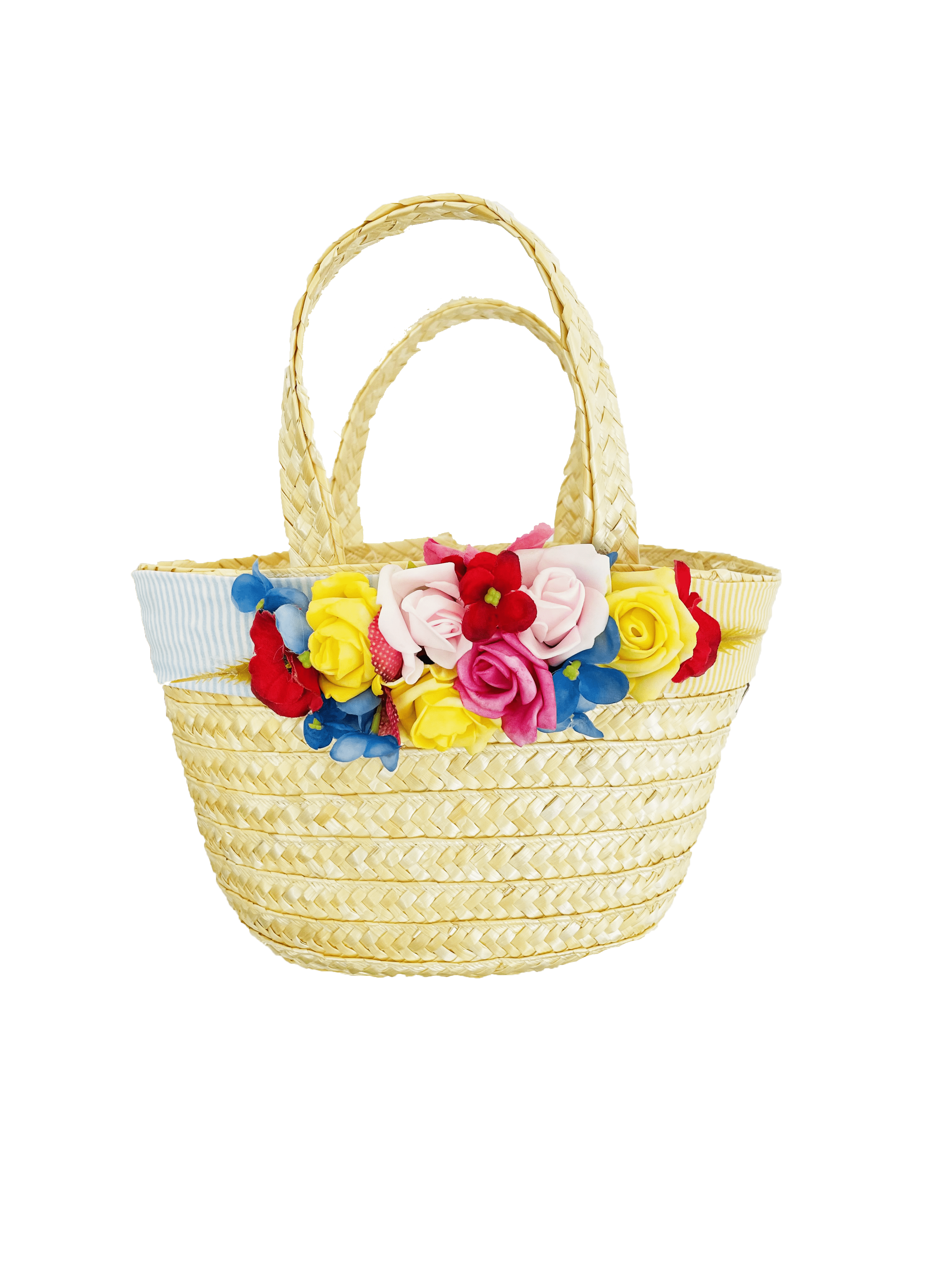 PICCOLA SPERANZA - Flower Basket Bag- Multi