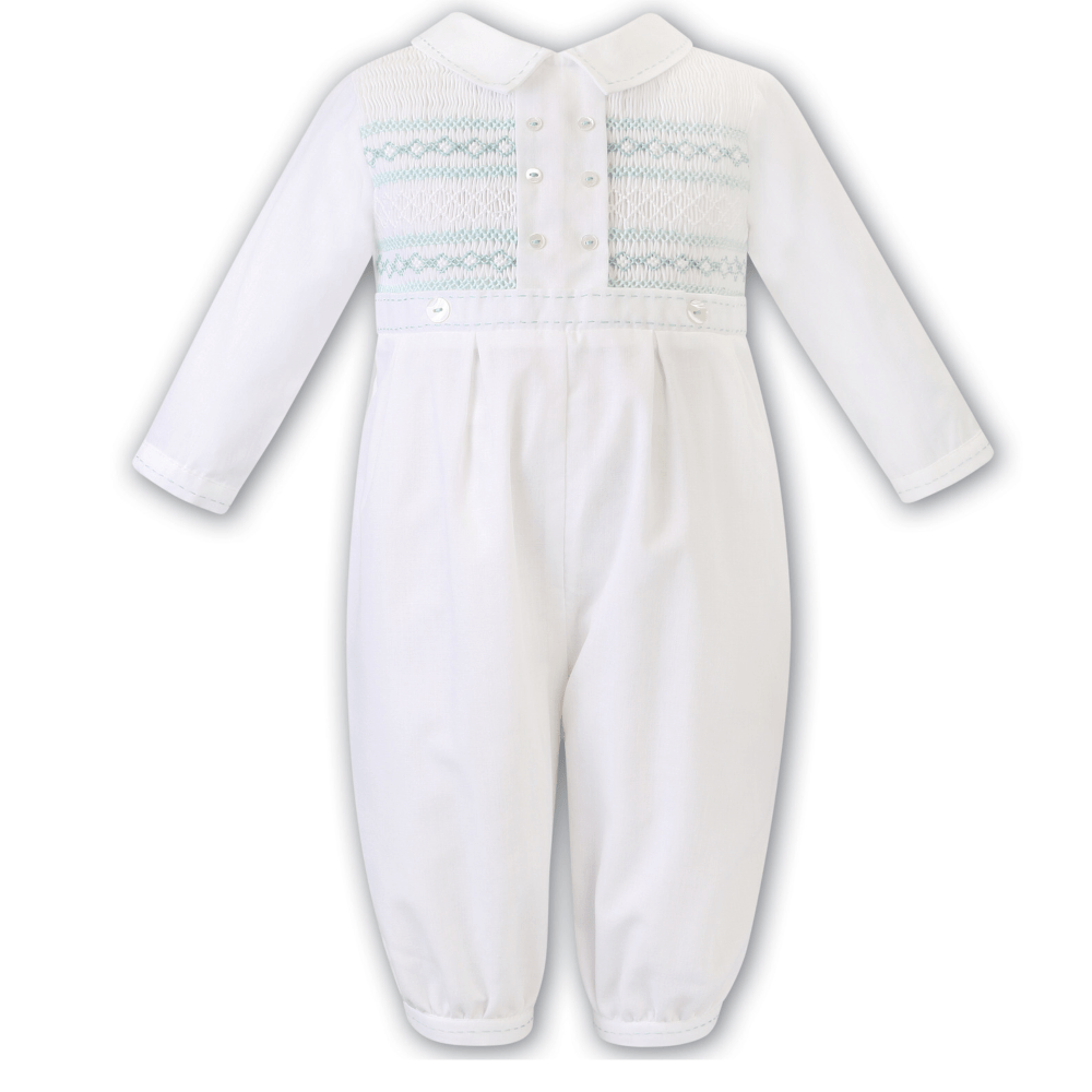 SARAH LOUISE -  Smock Romper - Ivory