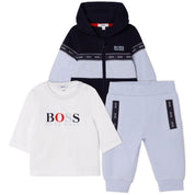 HUGO BOSS - Three Piece Tracksuit Set - Pale Blue