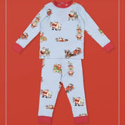 SAL & PIMENTA - Busy Santa Pyjamas - Blue