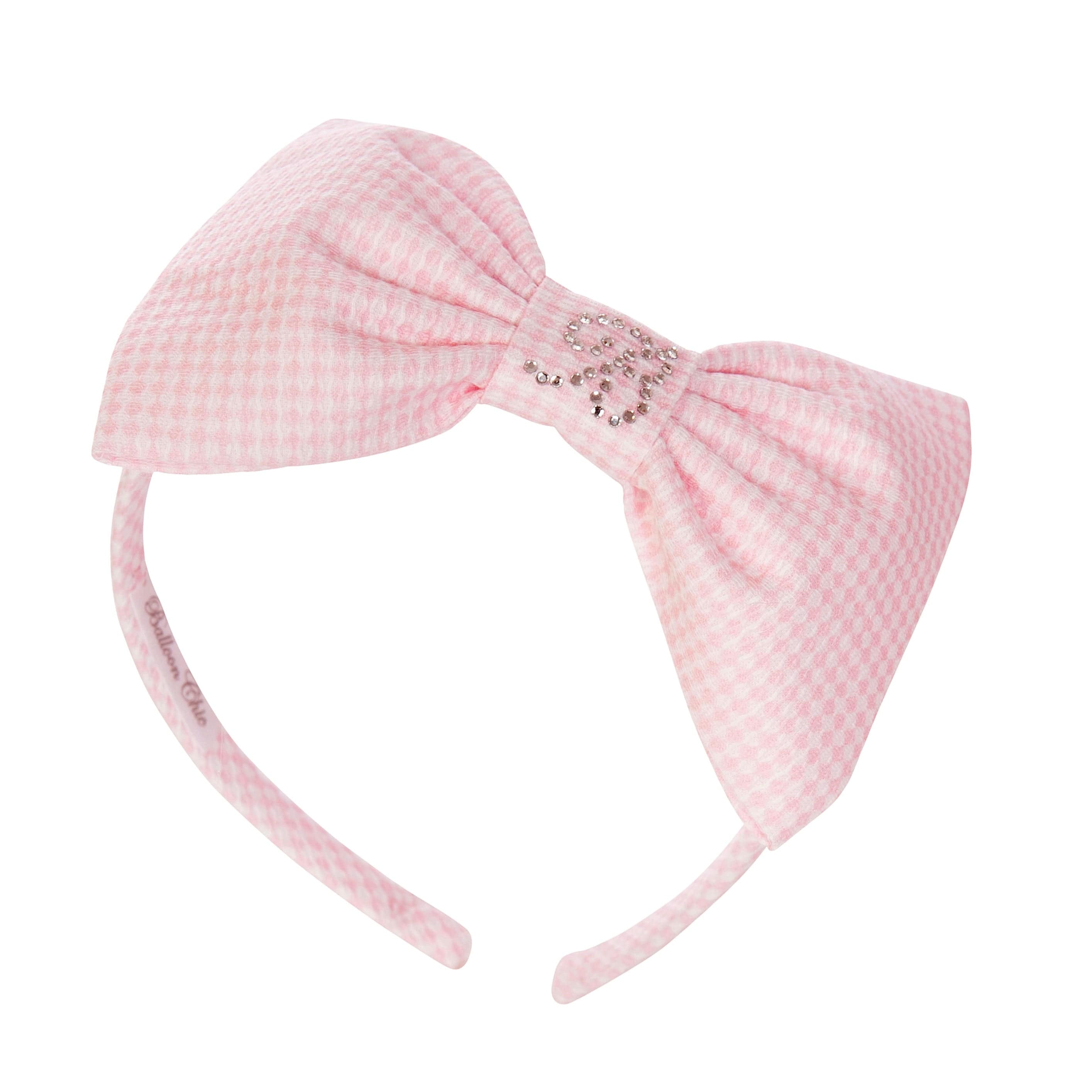 BALLOON CHIC - Gingham Hairband - Pink