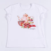 Daga - Tea Party Layered Short Set - Red