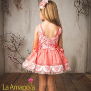 LA AMAPOLA - Butterfly Dress - Peach