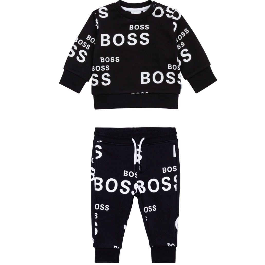 HUGO BOSS - Two Piece Logo Tracksuit - Black