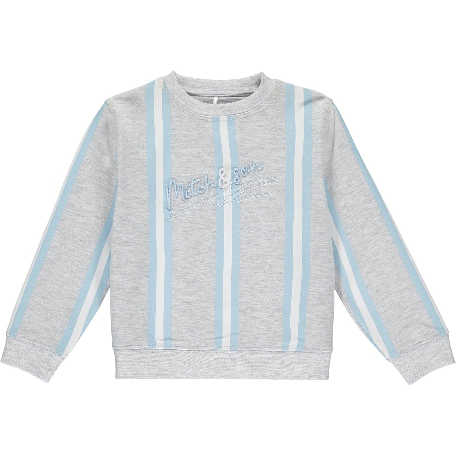 MITCH & SON - Aaron Stripe Sweat Set - Grey