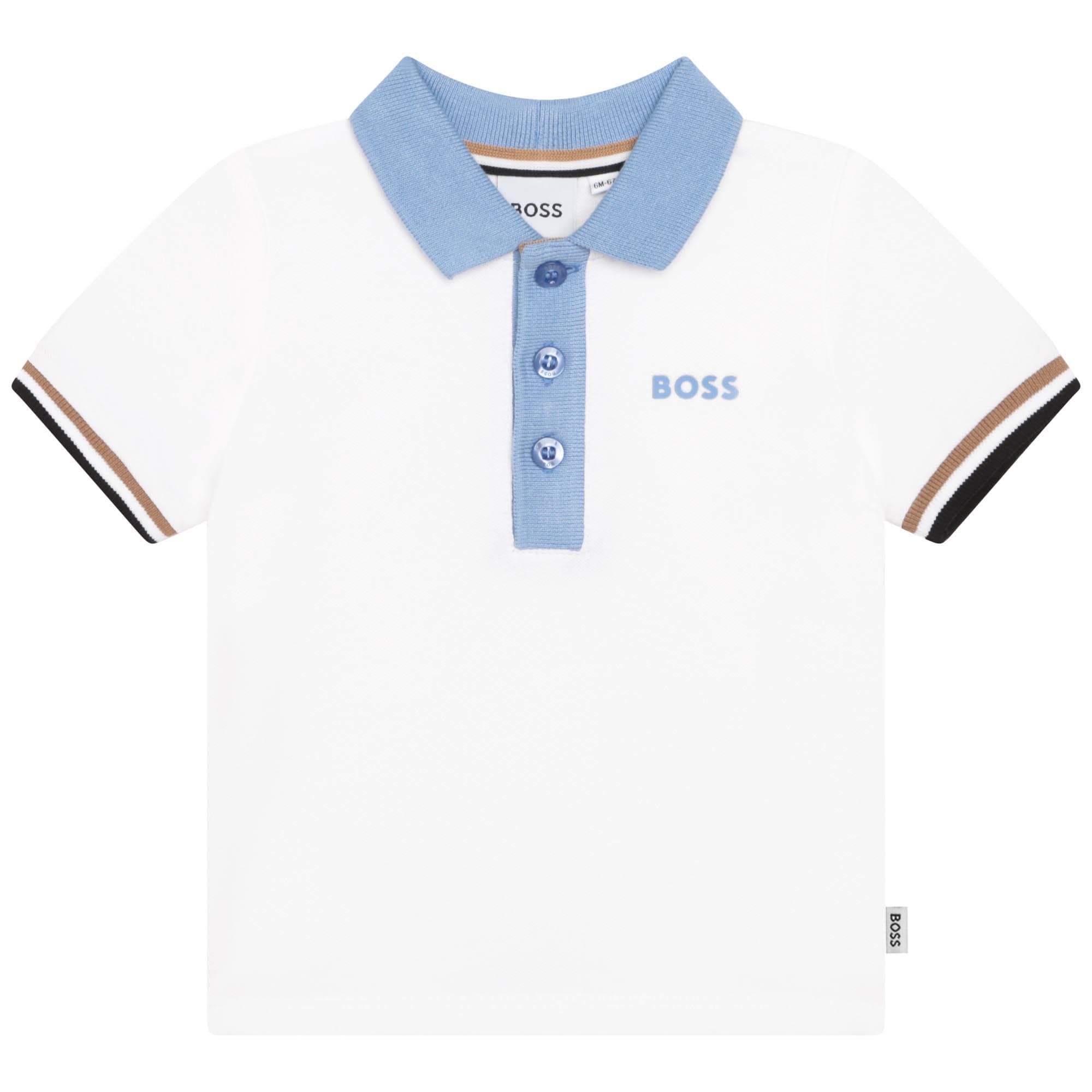 HUGO BOSS Toddler Polo Shirt White – Bluebells Boutique