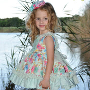 LA AMAPOLA - Gema Baby Dress - Mint