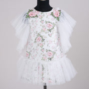 Daga - Rose  Tulle Dress - White