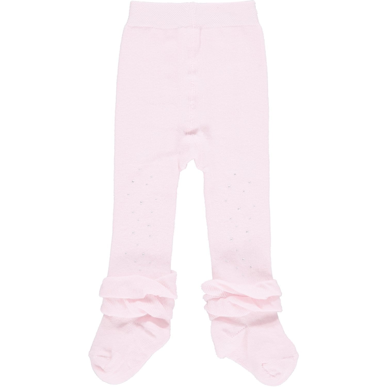 LITTLE A - Sparkle Frill Tights - Pink
