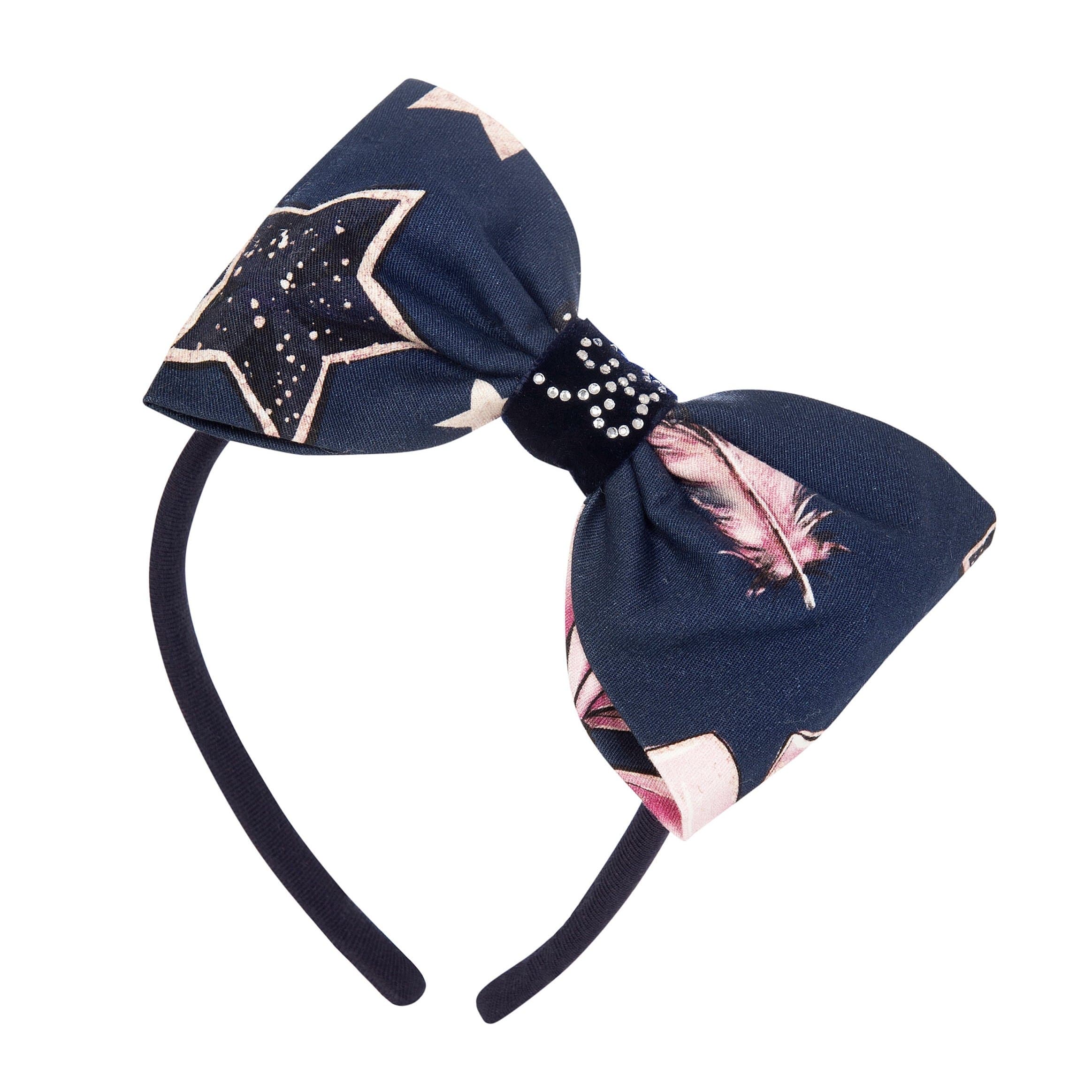 BALLOON CHIC - Bows & Stars Hairband   - Blue