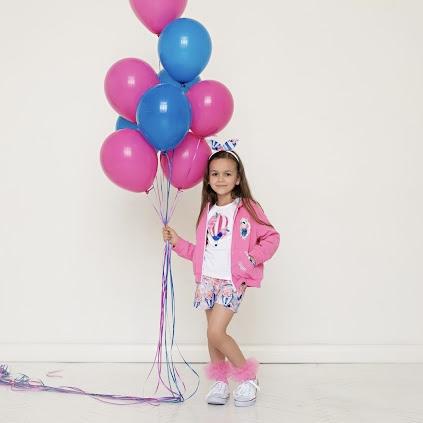 Daga - Hot Air Balloon Short Set - White