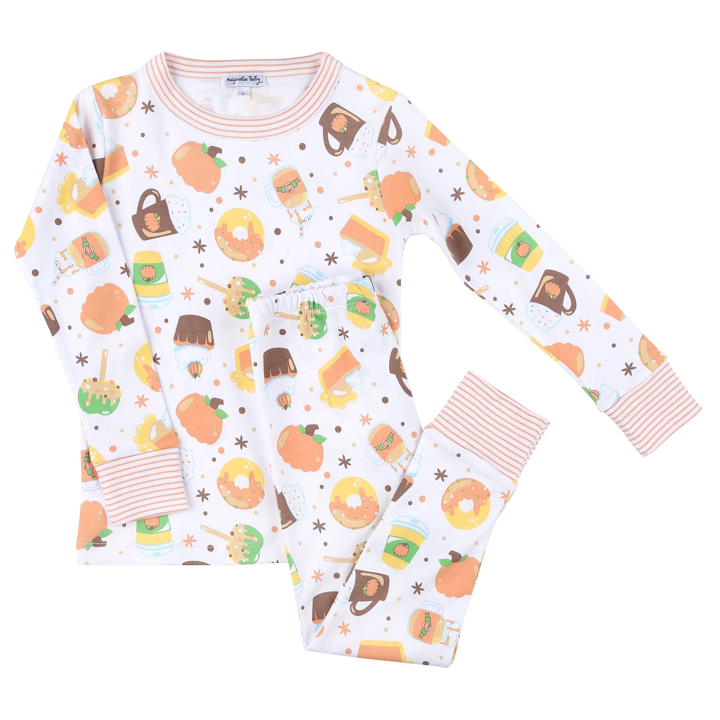 MAGNOLIA BABY Pumpkin Spice Unisex Pyjamas Bluebells Boutique