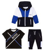 HUGO BOSS - Three Piece Tracksuit -  Royal Blue / Navy
