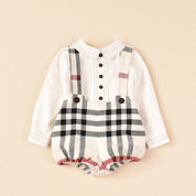 JOSE VARON - Check Short Set - Cream