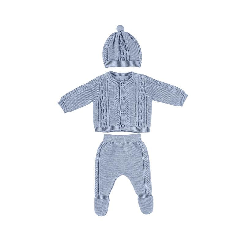 MAYORAL - Baby Three Piece Set - Blue