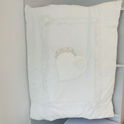 SOFIJA - Velour Diamanté Blanket - Cream