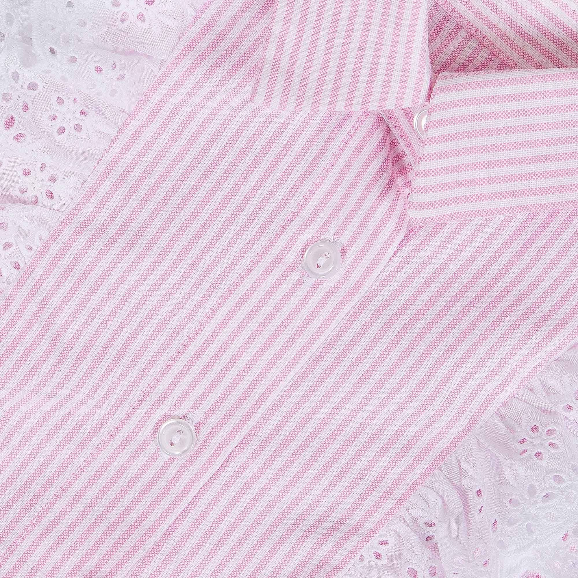 LAPIN HOUSE - Blouse & Car Short Set - Pink