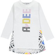 A DEE - Newspaper Back Legging Set - White