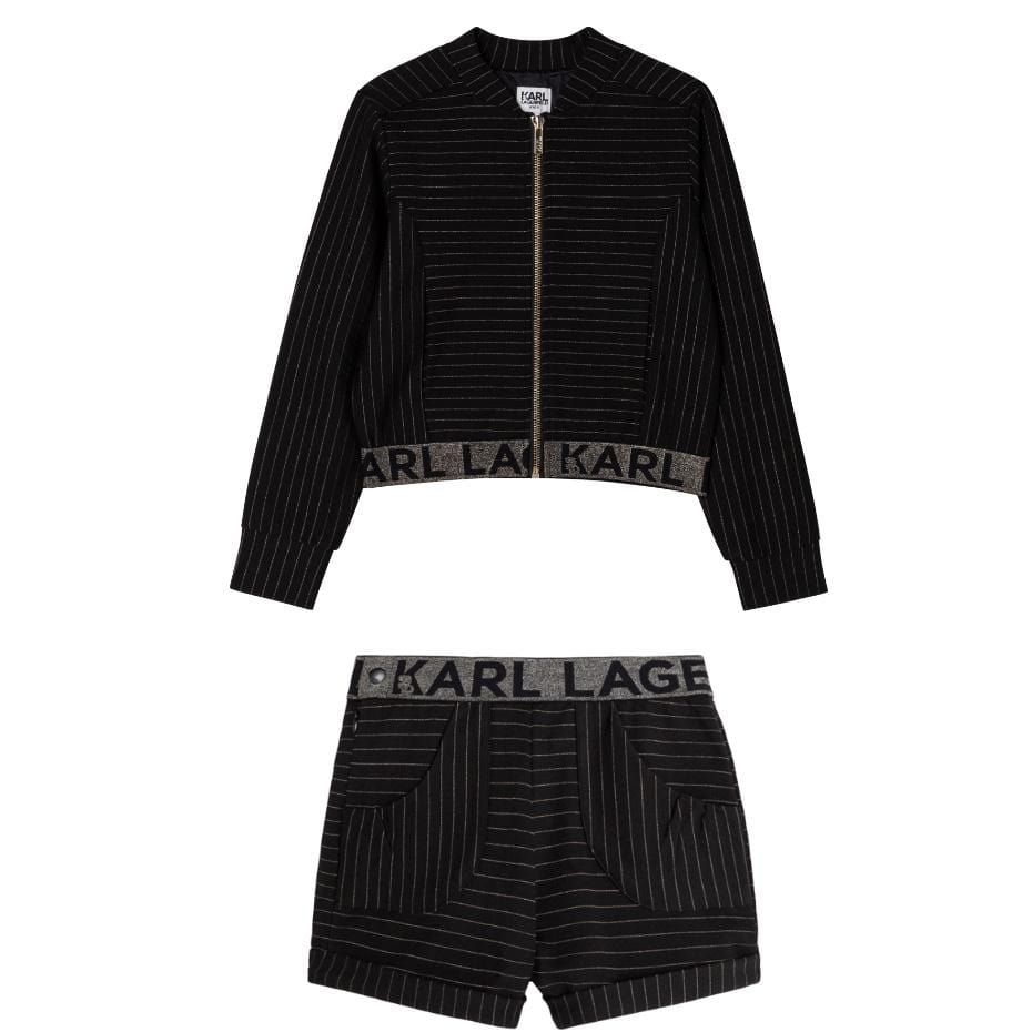 Karl Lagerfeld - Jacket & Short Set - Black