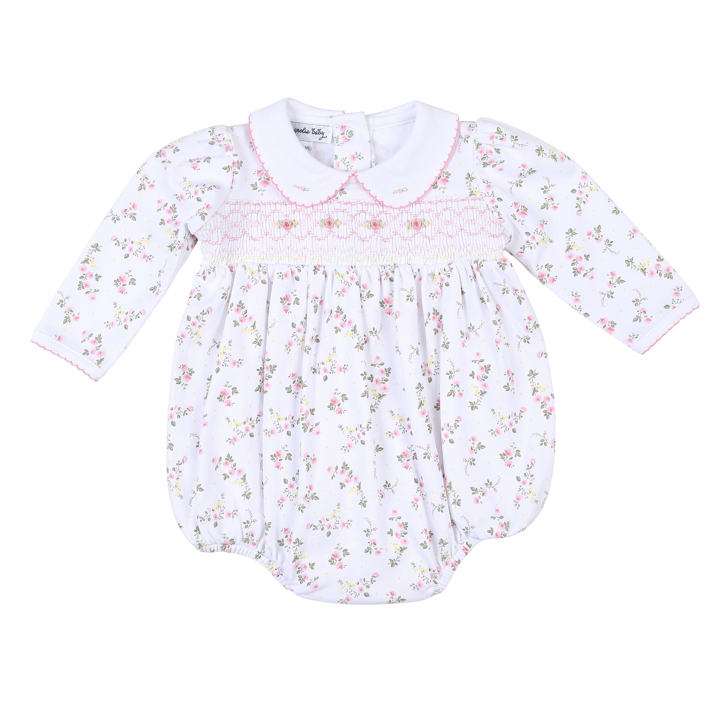 Magnolia Baby Amelia's Classics Pink Bishop Flutters Bubble