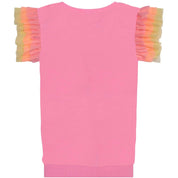 BILLIEBLUSH - Sequin Ruffle Dress - Peach