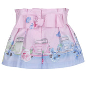 LAPIN HOUSE - Top & Car Short Set - Pink