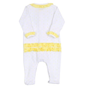 MAGNOLIA BABY - Ellens Spring Classics Classics Ruffle Babygrow - Lemon