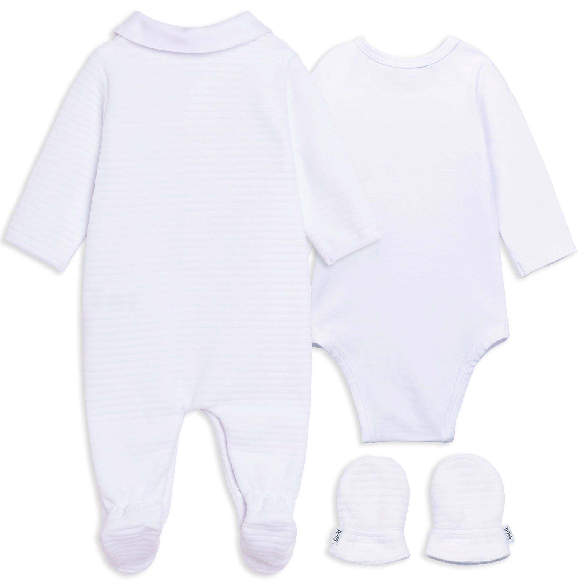 HUGO BOSS - Four Piece Pyjama Set - White